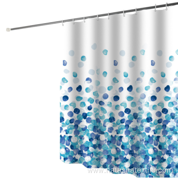 Thickened waterproof polyester fabric shower curtain